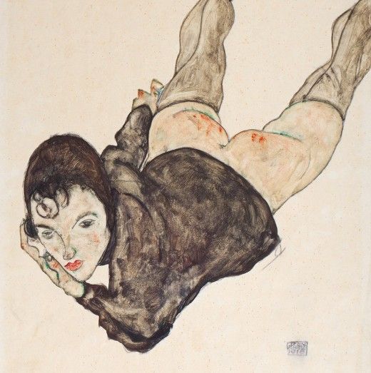 ϯգEgonSchiele1916ˮƷбɵŮˡ