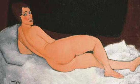 Nu couche - sur le cote gauche1917