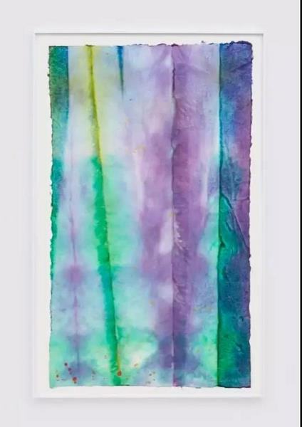 Sam Gilliam, Construct, 2018.Photo by Lee Thompson. Courtesy of David Kordansky Gallery, Los Angeles.