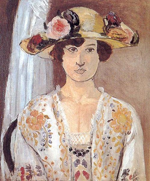 Woman with a Flowered Hat1919ͼƬԴHenri-Matisse
