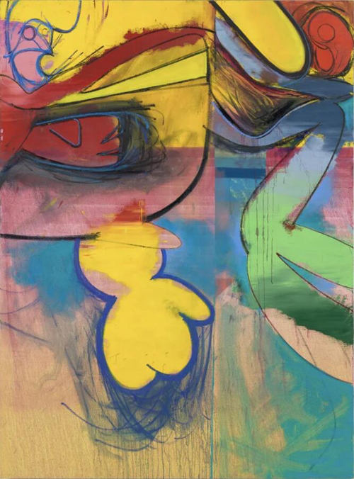 Daniel Richter. the rise of fascism, 2019.