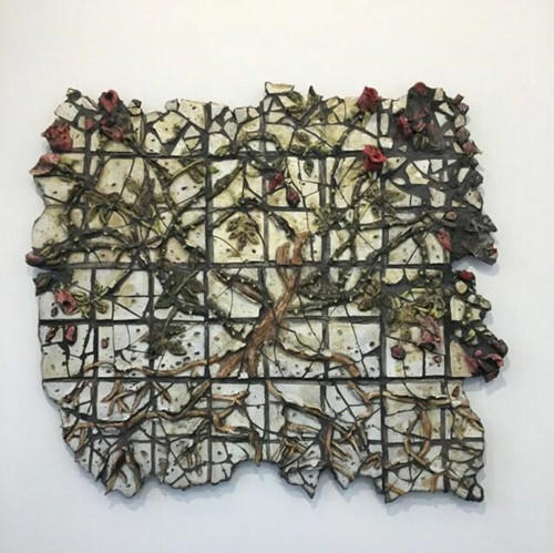 Valerie Hegarty.Broken Rosebush, 2018.