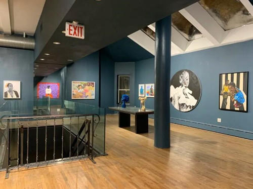 Installation view of BLACK VOICES: Friend of My Mind at Ross-Sutton Gallery, 2020