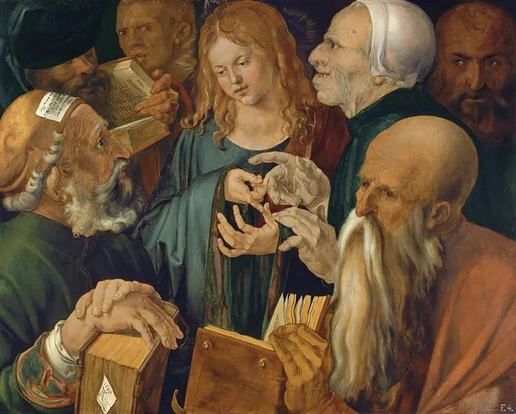 Albrecht Durer, Christ among the Doctors, 1506