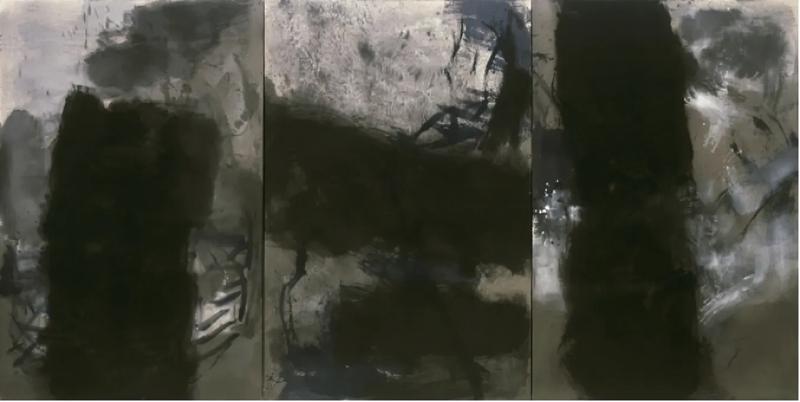08-04 Untited08-04īϩInk and Acrylic on Canvas210x420cm2008