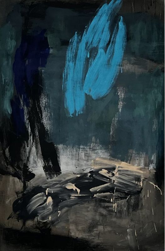 󡤺(23-04) Borrowing ImagesBlack & Blue(23-04)ۺϲMixed Material 180x120cm2023