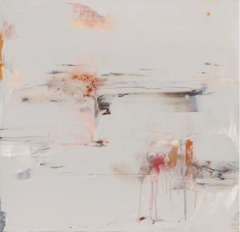 ̽ͼ-12 Borrowing ImagesPicture of Smoke River Stacking -12ۺϲMixed Material 80x80cm2024